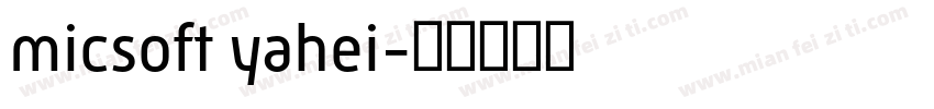 micsoft yahei字体转换